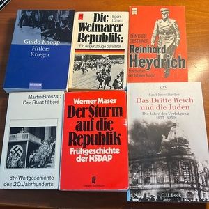 📌6 Books Weltgeschichte des 20. Jahrh Larsen, Maser, Knopp, Deschner, Broszat..
